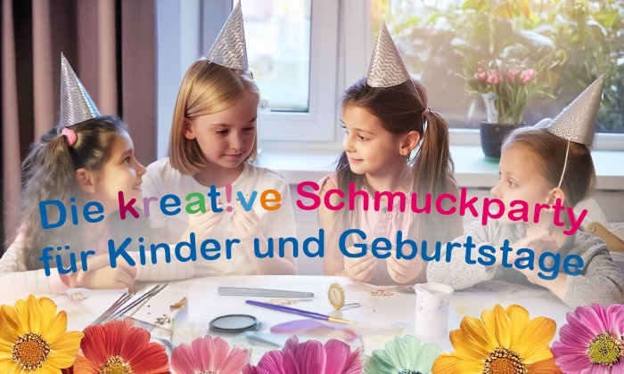 Kreativer Geburtstagsspaß bei der Schmuckparty (c) Windjanas Schmuckstücke